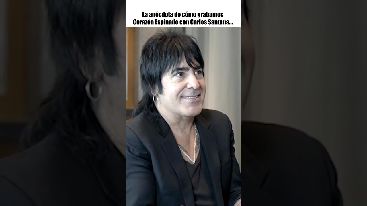 As&iacute; grabamos Coraz&oacute;n Espinado con Carlos Santana / Alex Gonz&aacute;lez #Man&aacute; #rockenespa&ntilde;ol