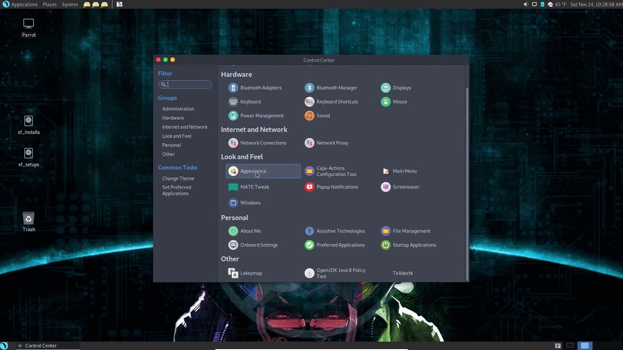 Tutorial 6 - Parrot Security - Tweaking the Desktop with Themes