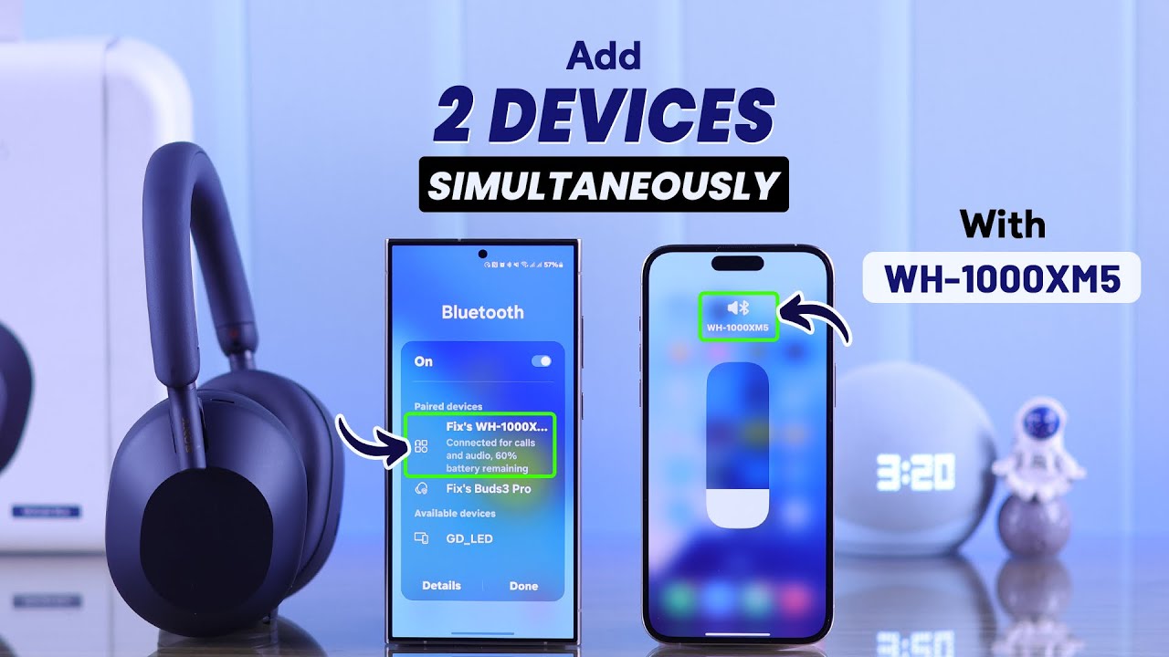 Sony WH-1000XM5 Multiple Devices Pairing - Switch Between Devices!