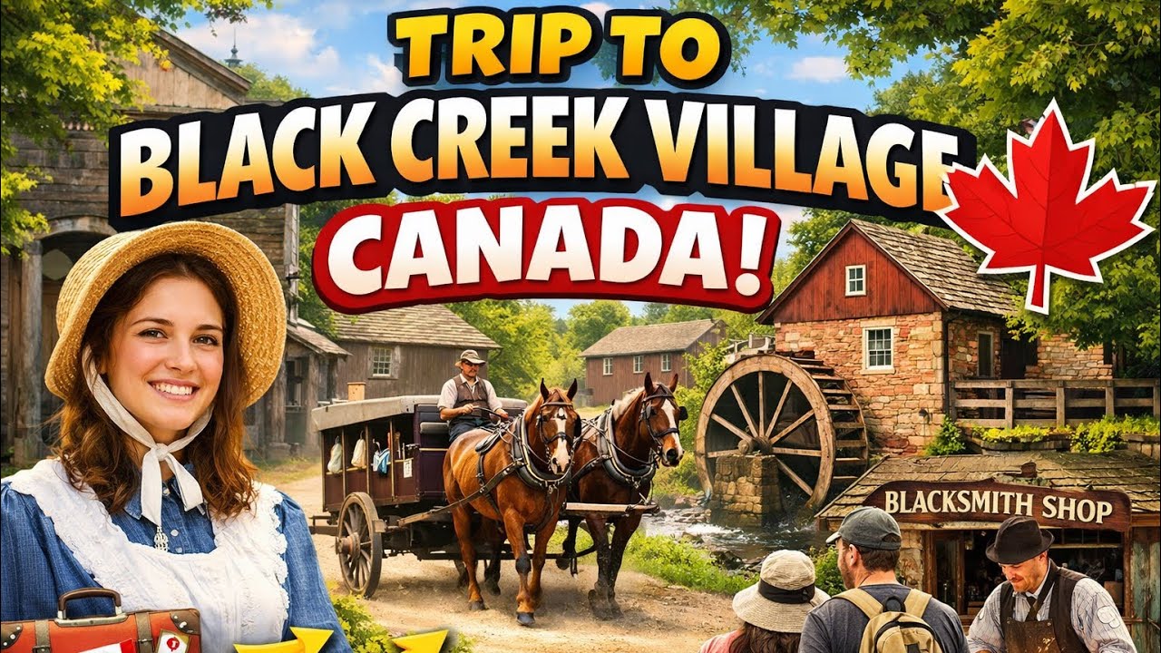 Black Creek Pioneer Village Toronto 🇨🇦 | Step Back in Time! Full Tour & Hidden Gems