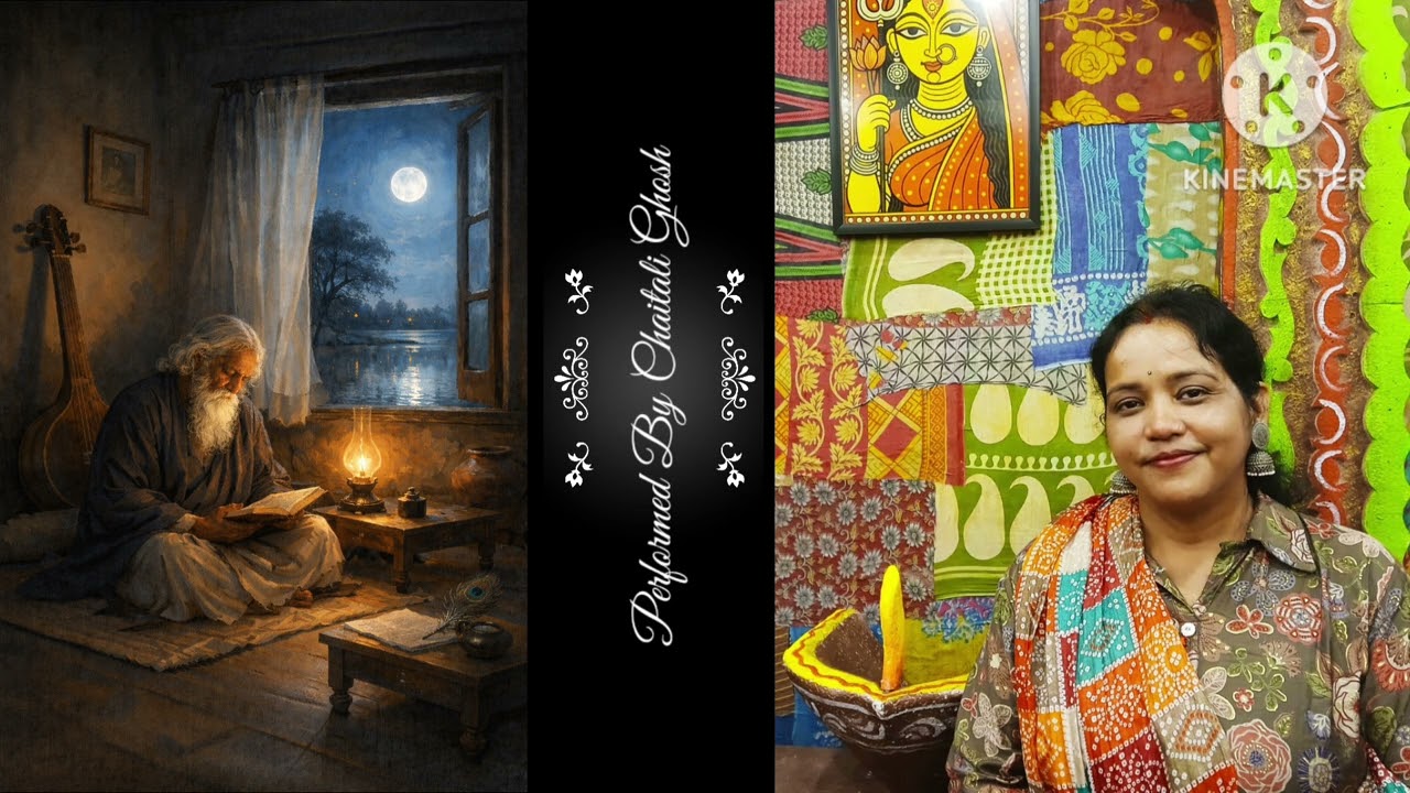 আজি বিজন ঘরে নিশীথ রাতে...//চৈতালি ঘোষের পরিবেশনায় নতুন গান।