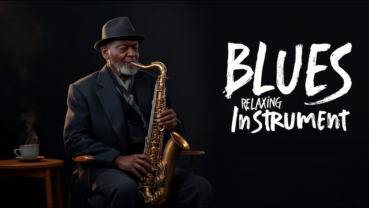 Lonely Night Deep Blues | Slow & Soulful Guitar Instrumental #417