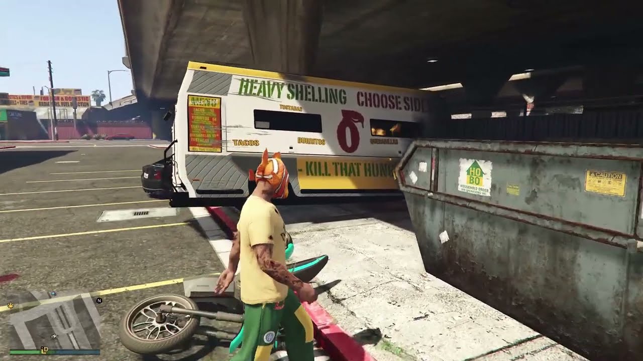 Always being a menace in GTA 5 😈😭