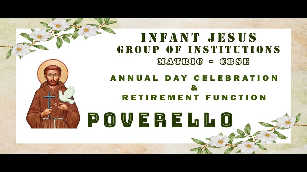 Live - Infant Jesus Group of Institutions - Annual Day Celebration 2026 | IJMHSS | IJPS  | IJMS