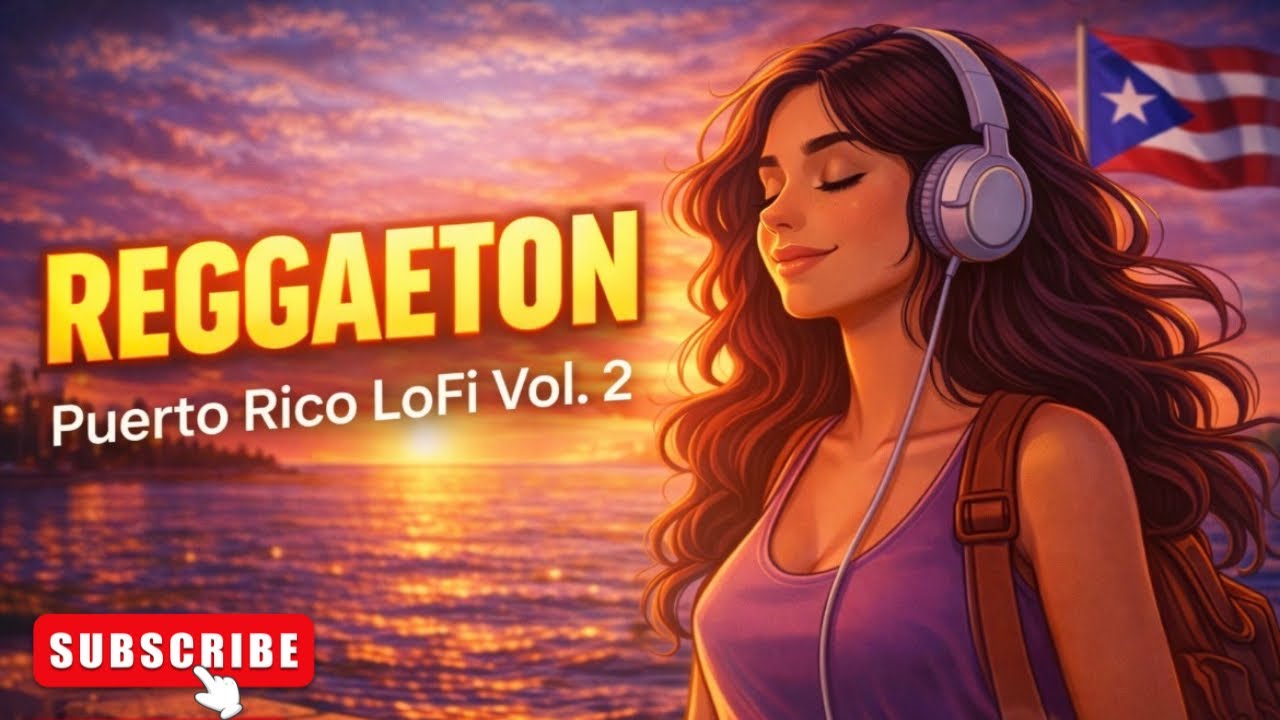 Puerto Rico Reggaeton LoFi Vol. 2 🇵🇷 Smooth Latin Beats for Study, Focus & Chill
