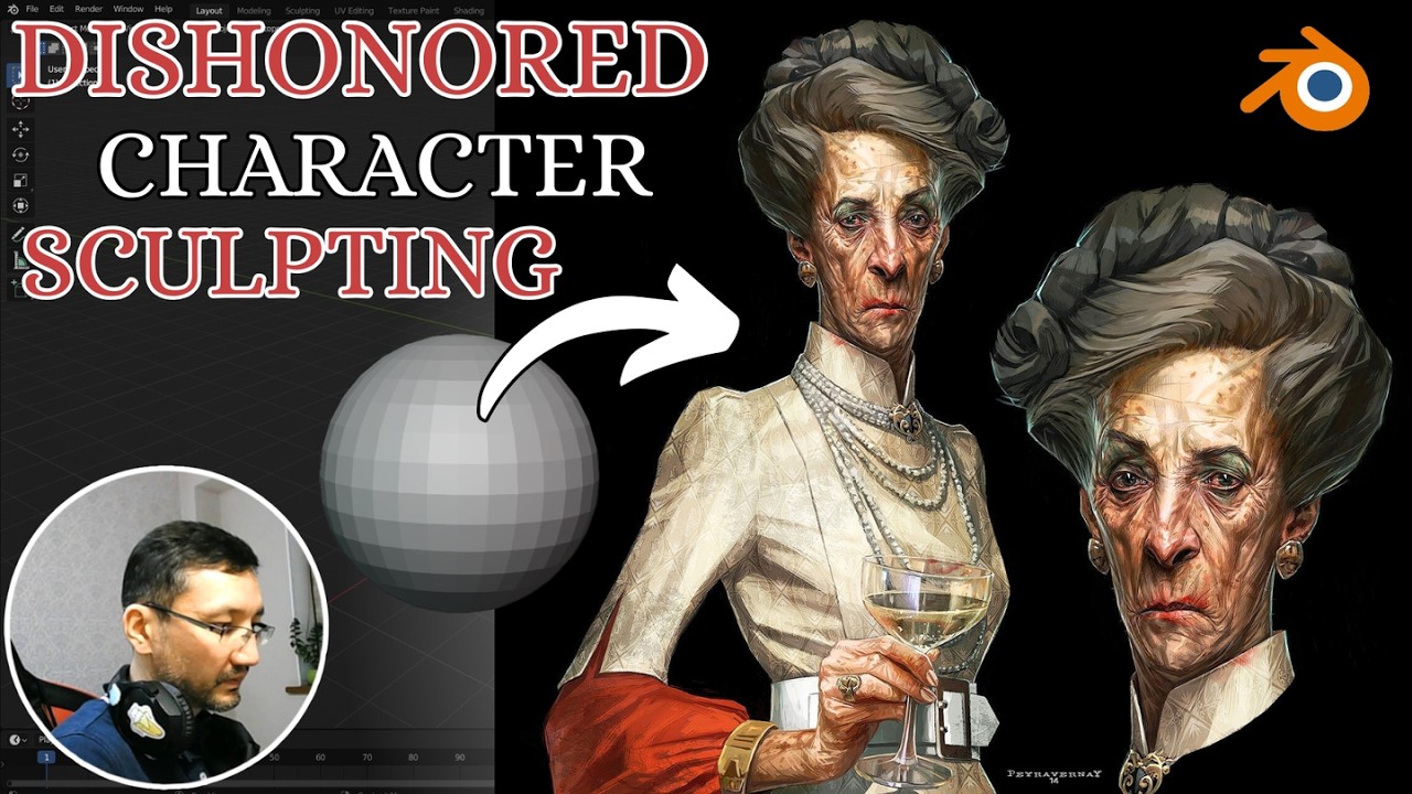 Character Sculpting in Blender &ndash; Dishonored 2