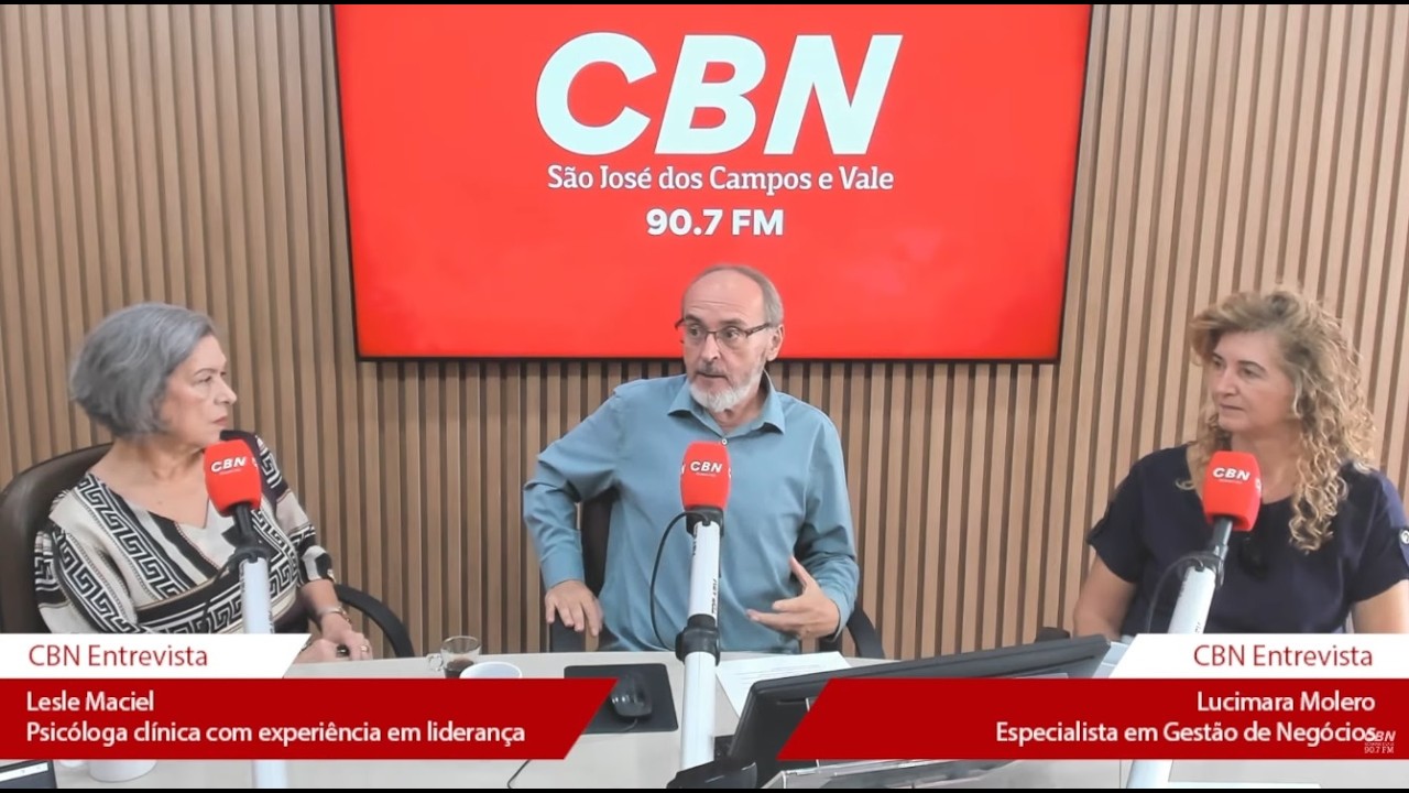 CBN VALE 1ª Edição: Lesle Maciel, Lucimara Molero e Claudiner Sanches Junior  #NoArNaCBNVale