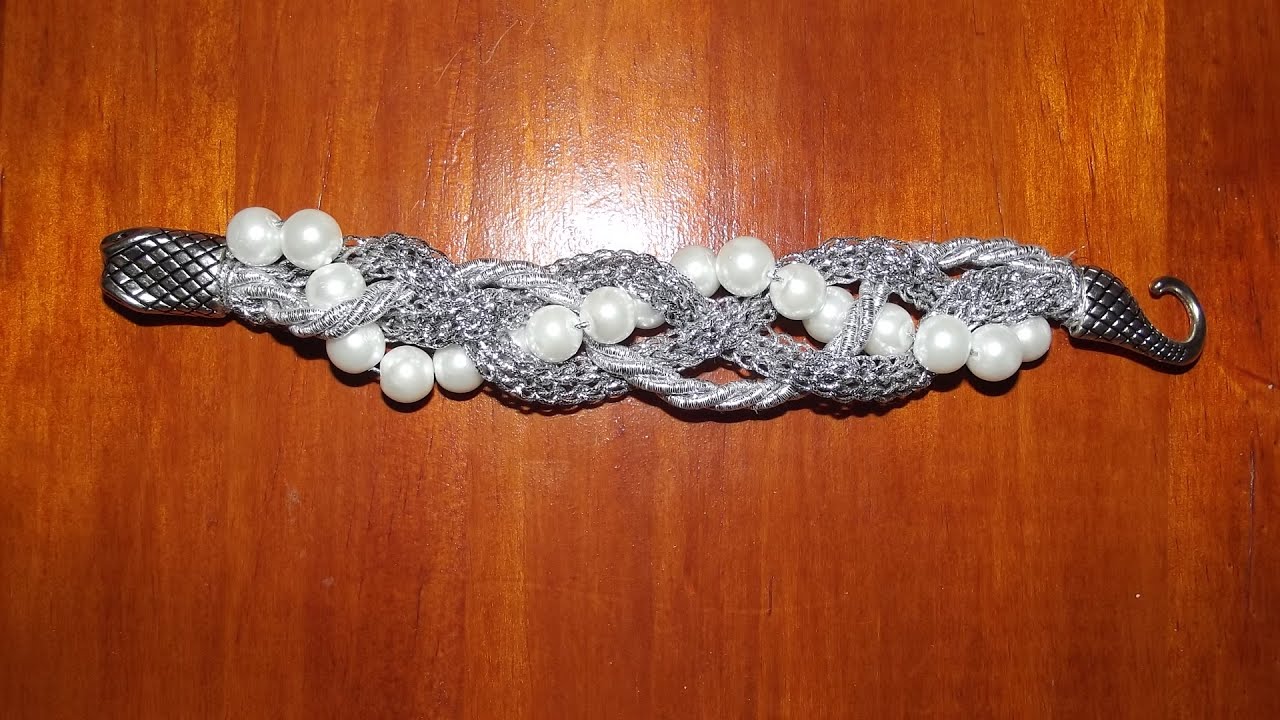 DIY: PULSERA DE PERLAS TRENZADA