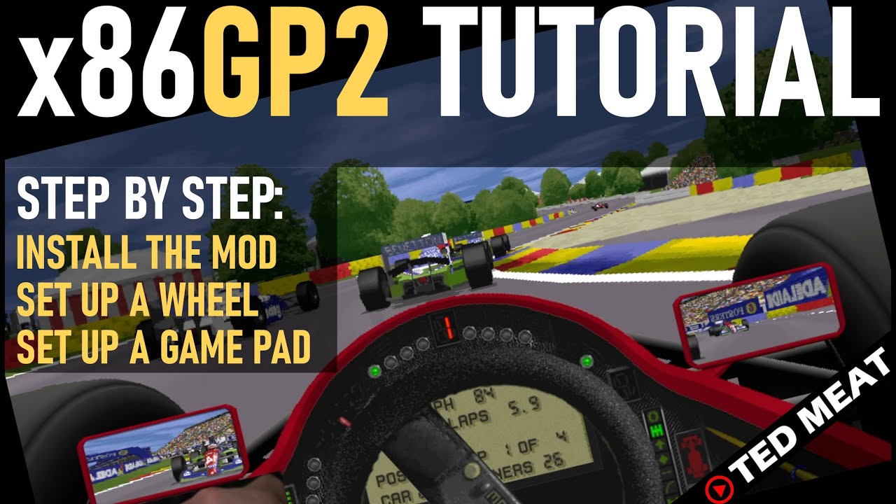 x86GP2 - Step by Step Tutorial - How to run Microprose Grand Prix 2 on Windows 10 and 11