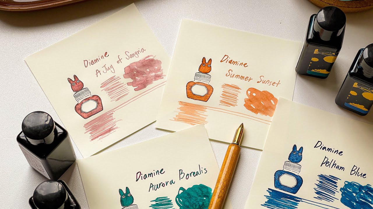 만년필 잉크 차트를 만들어 보자 (1)