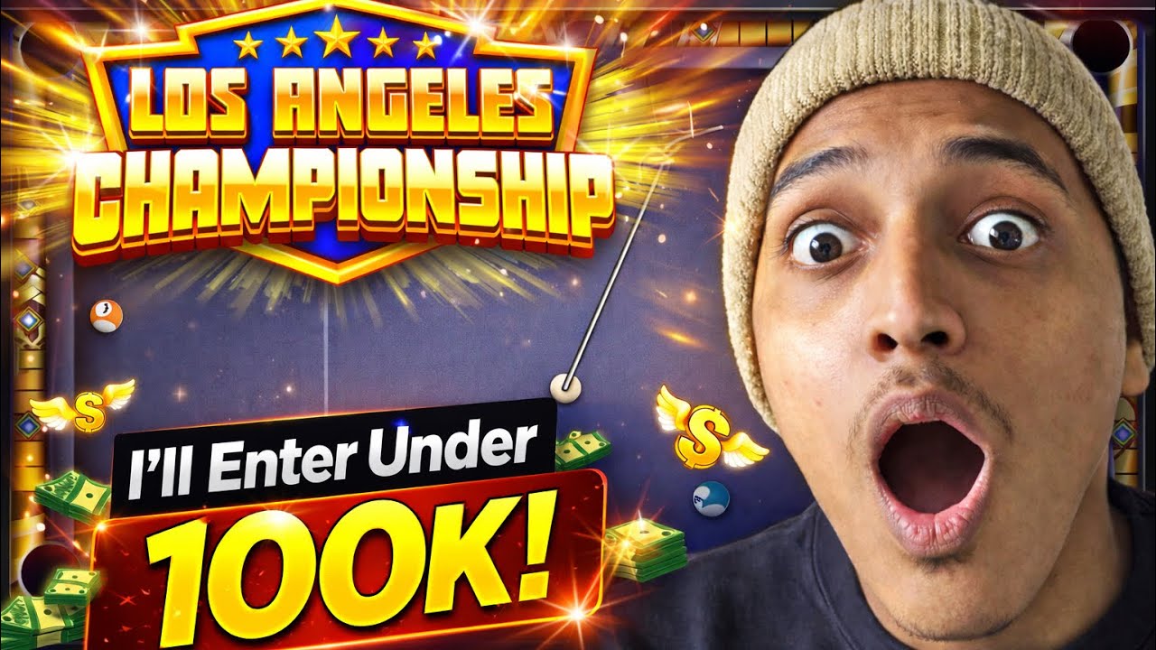 Los Angeles Championship 🎱 Can I survive under 100K Rank? 🔥