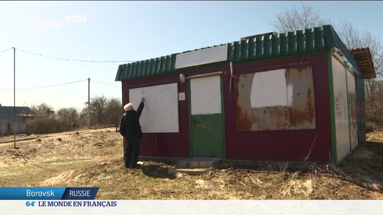 Un artiste peintre en résistance, à Borovsk en Russie