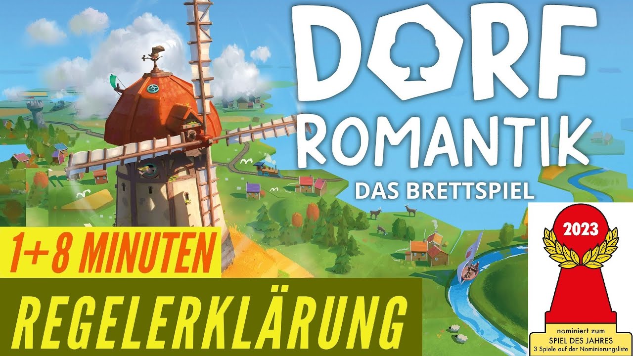 Dorfromantik Das Brettspiel Regeln Anleitung Erkl&auml;rung Spiel des Jahres 2023