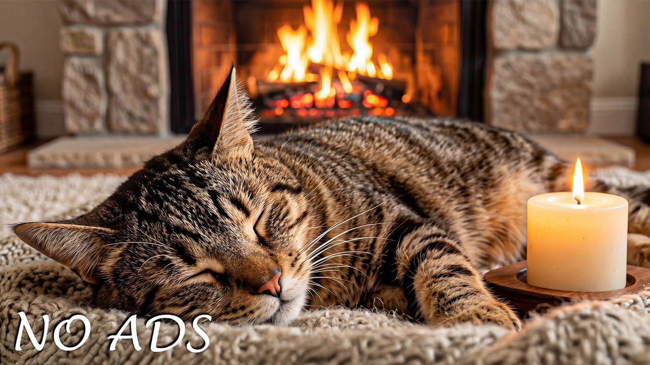 Музыка от тревоги для кошек: расслабляющая музыка для спокойствия и сна 🐈