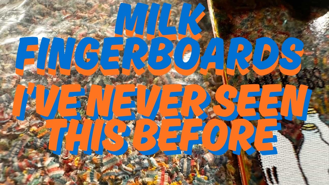 Fingerboard Unboxing & Set Up - Milk Fingerboards