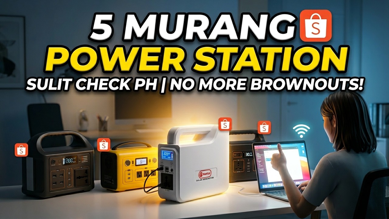 5 Shopee Affordable Portable Power Stations for Freelancers Part 1 | Sulit Check Ph