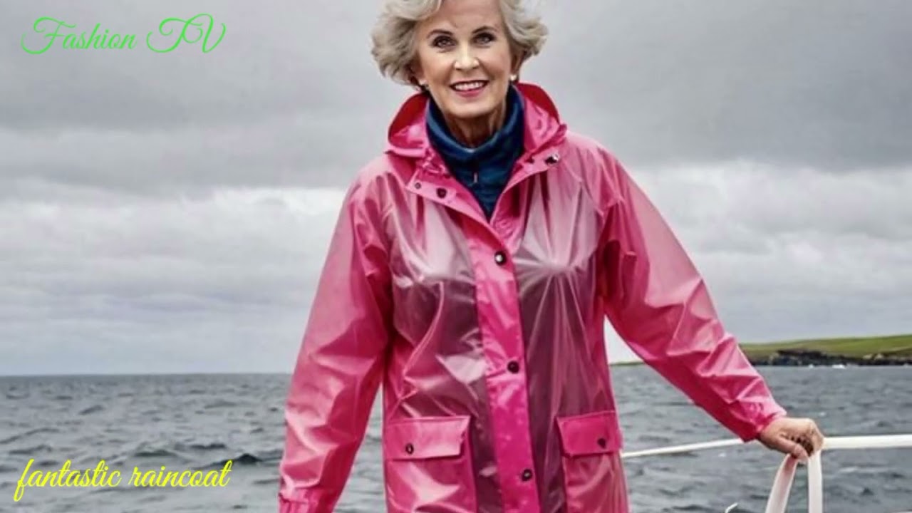 Beautiful stunning modern raincoat/super street style @fashiontvraincoat
