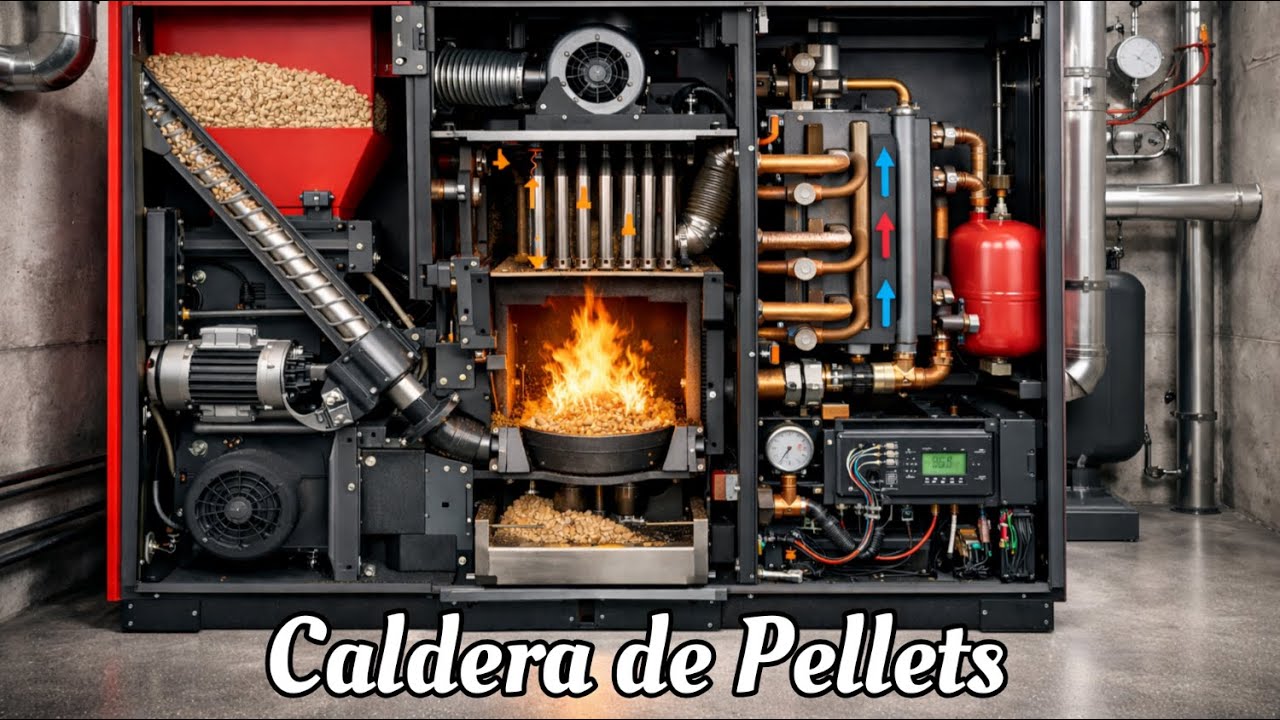 CÓMO FUNCIONA UNA HIDROESTUFA DE PELLET 🔥♻️