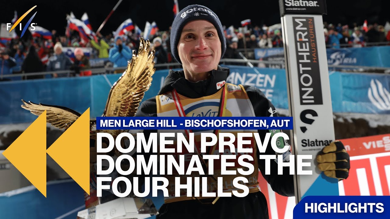 Epic 4Hills: Domen with a golden eagle and Daniel's comeback victory! | Highlights | FIS Ski Jumping