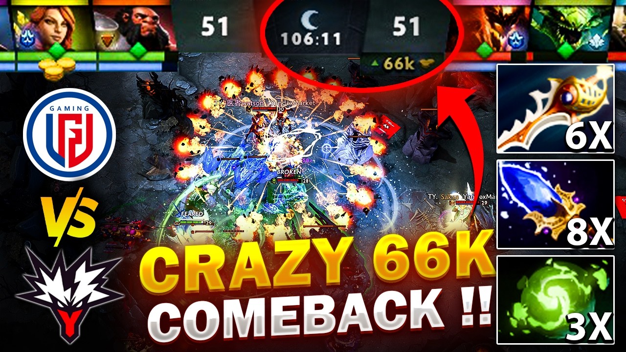 Что это вообще было за игра?! Самый большой камбэк в истории Dota 2 &mdash; матч более 110 минут &mdash; LGD ...