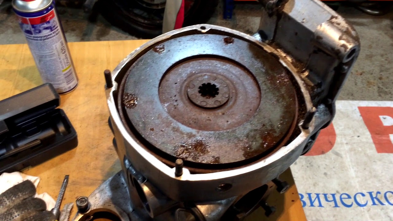 Разборка двигателя урал #7 Разбираем сцепление или Как открутить винты дисков сцепления