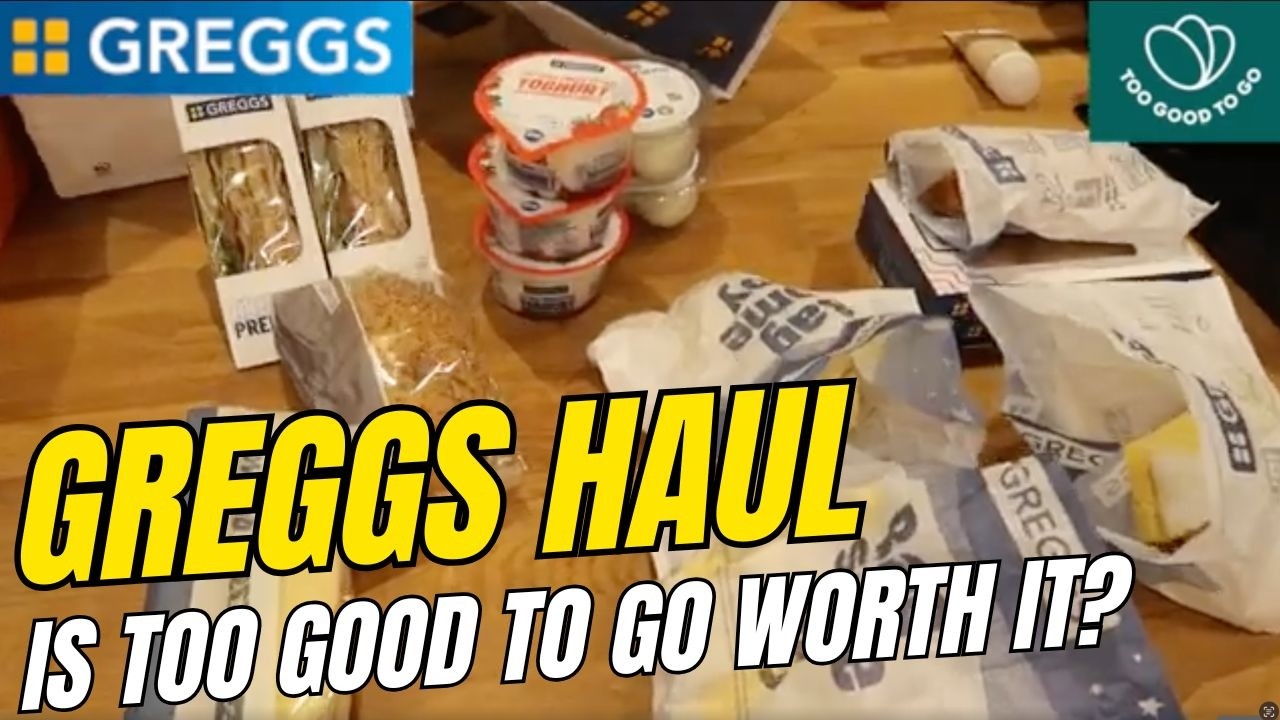Greggs Too Good To Go Haul – 3 Surprise Bags! Was It Worth It? 🥐🔥