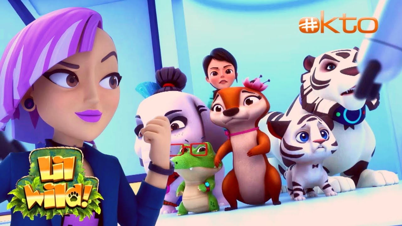 Meep & His Animal Friends Fight Against The Robots |Lil Wild EP210|Cartoons For Kids|@Mediacorp okto