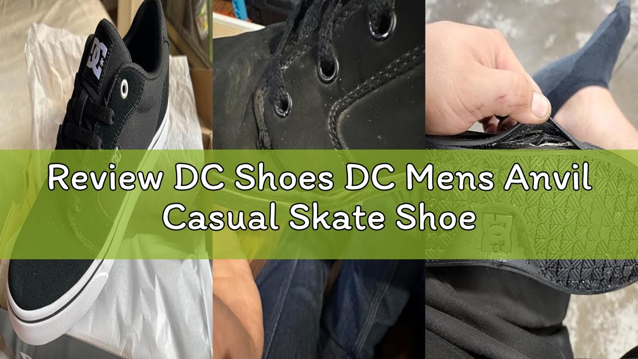 Review DC Shoes DC Mens Anvil Casual Skate Shoe