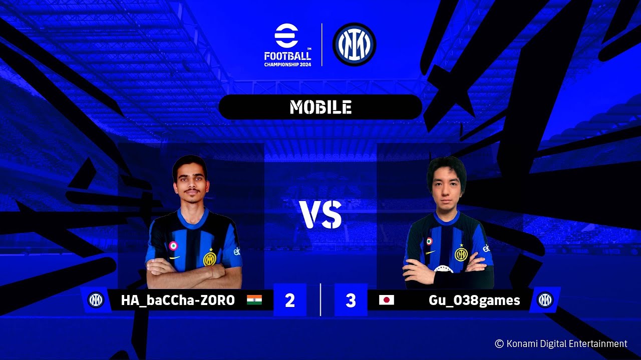 Mobile GS: HA_baCCha-ZORO 2 - 3  Gu_038games | eFootball™ Championship 2024 FC Inter Finals