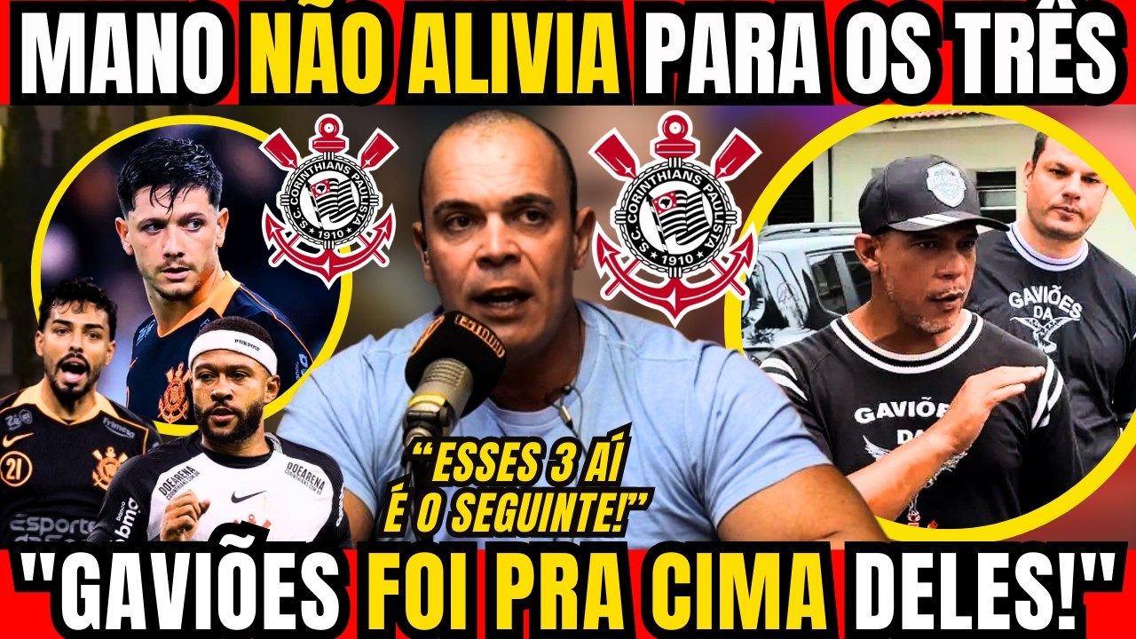 MANO FAZ DURAS CRÍTICAS E NÃO POUPA MEMPHIS, GARRO E BIDÚ ALVOS DO PROTESTO DAS ORGANIZADAS
