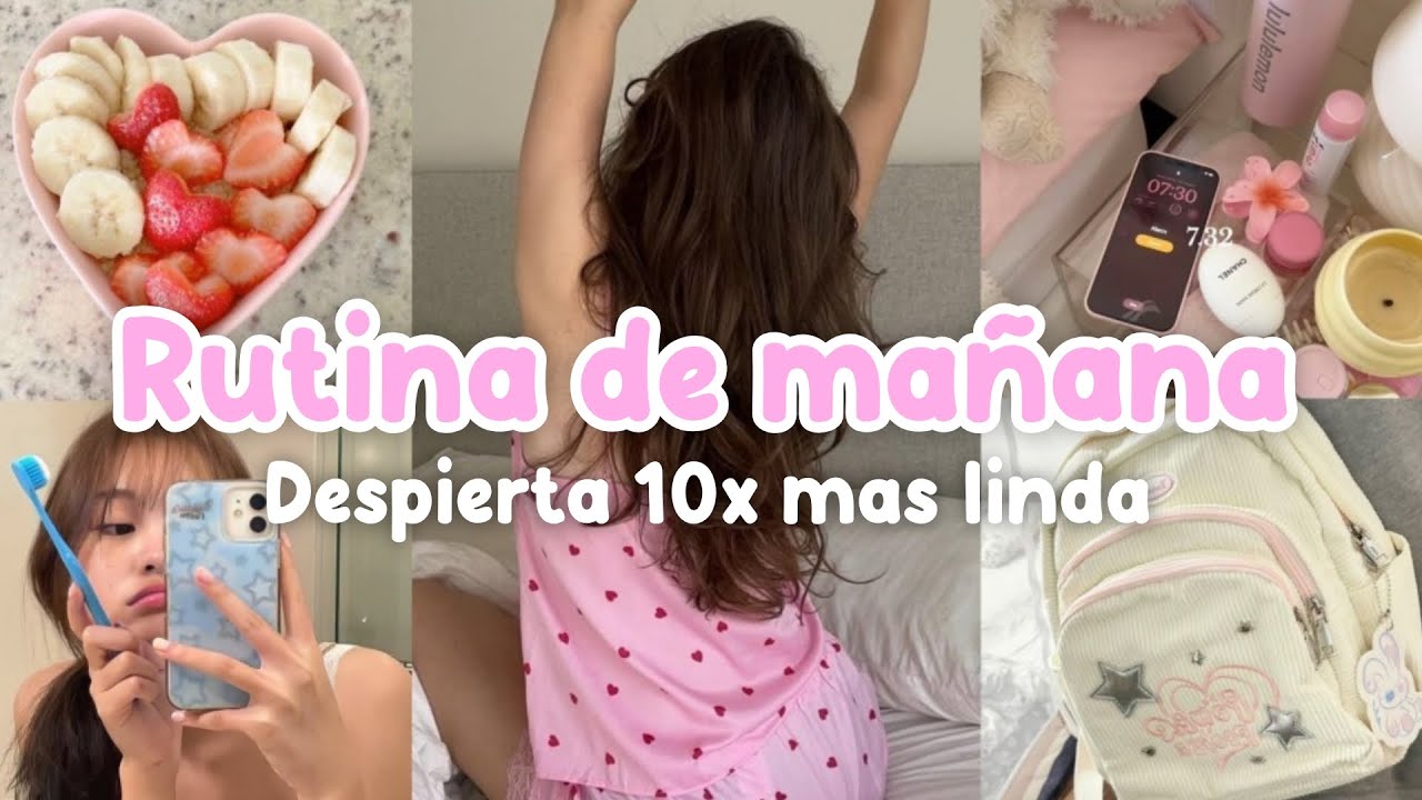 Mi rutina de mañana para despertar 10 veces más linda 🌤️🎀🫧