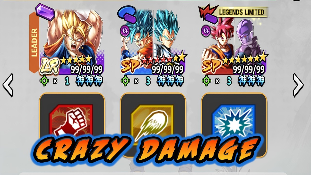 DRAGON BALL LEGENDS - MAX ARTS BOOST LR SUPER VEGITO TEAM SHOWCASE #dragonballlegends