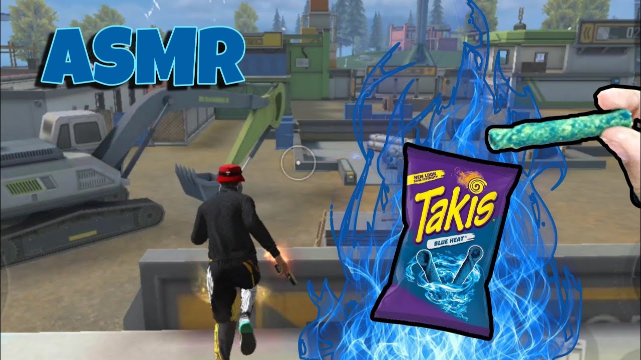 ASMR free fire| comiendo Takis fuego azul 🔥🔵