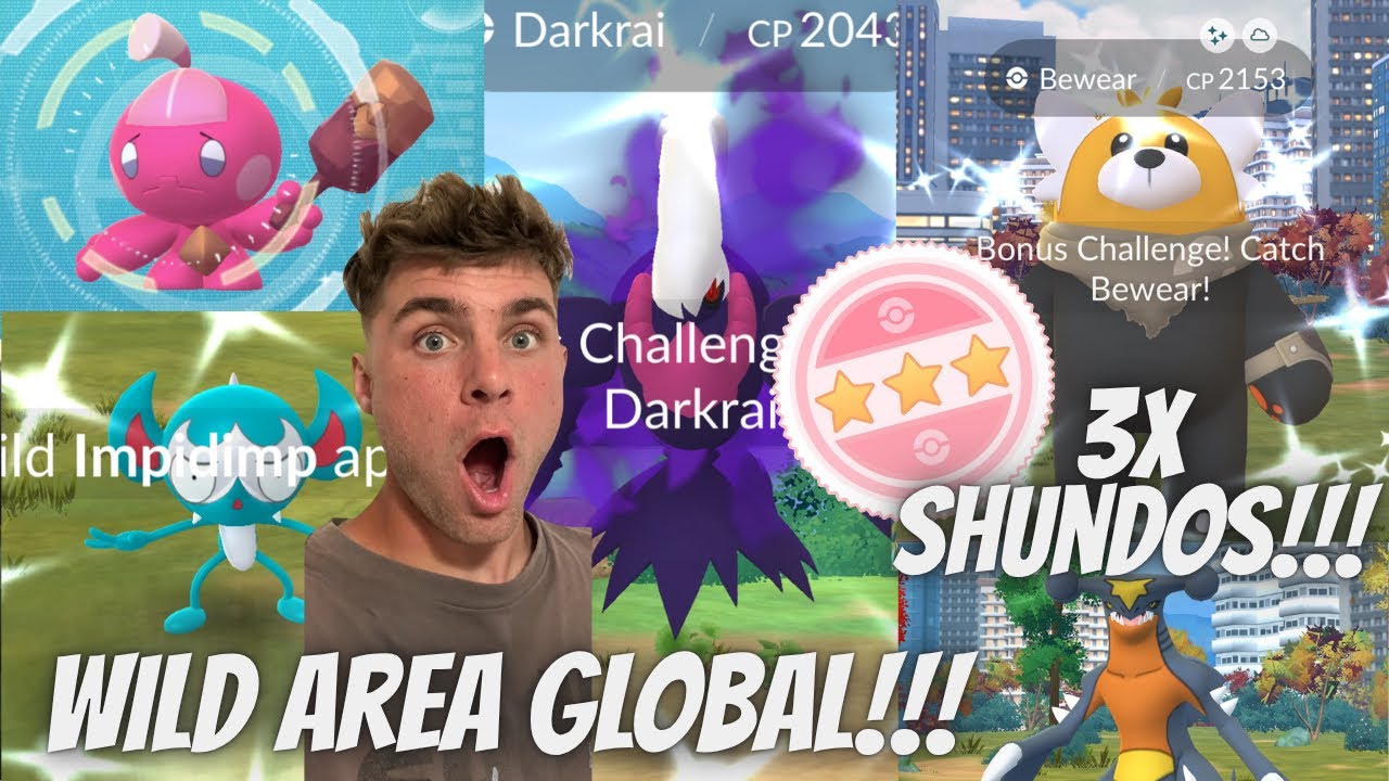 ✨I GOT 3 SHUNDO POKEMON DURING POKEMON GO WILD AREA!!!✨