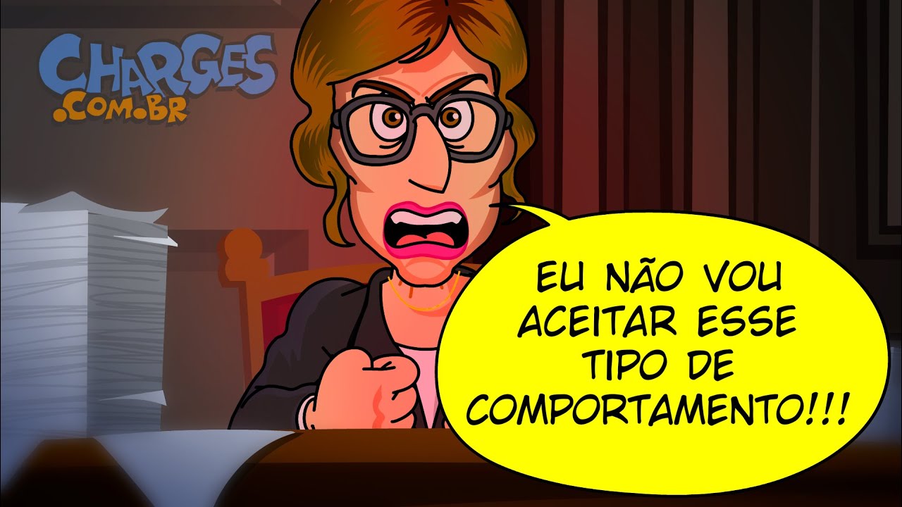 CASAL BRIGANDO AT&Eacute; DEPOIS DO DIV&Oacute;RCIO - Charge Animada