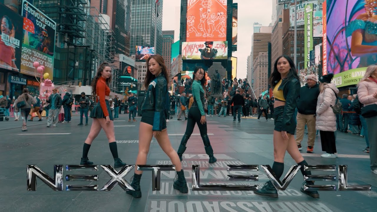 [KPOP IN PUBLIC NYC | TIMES SQUARE] aespa (에스파) - 'Next Level' Dance Cover by Aurora