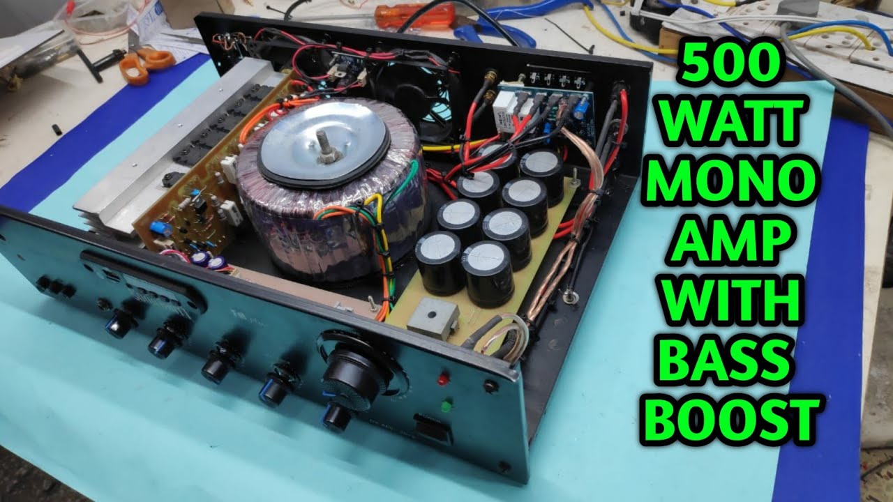 500 Watt Mono DIY Amplifier || HINDI || Homemade || IndianXtremeAudio