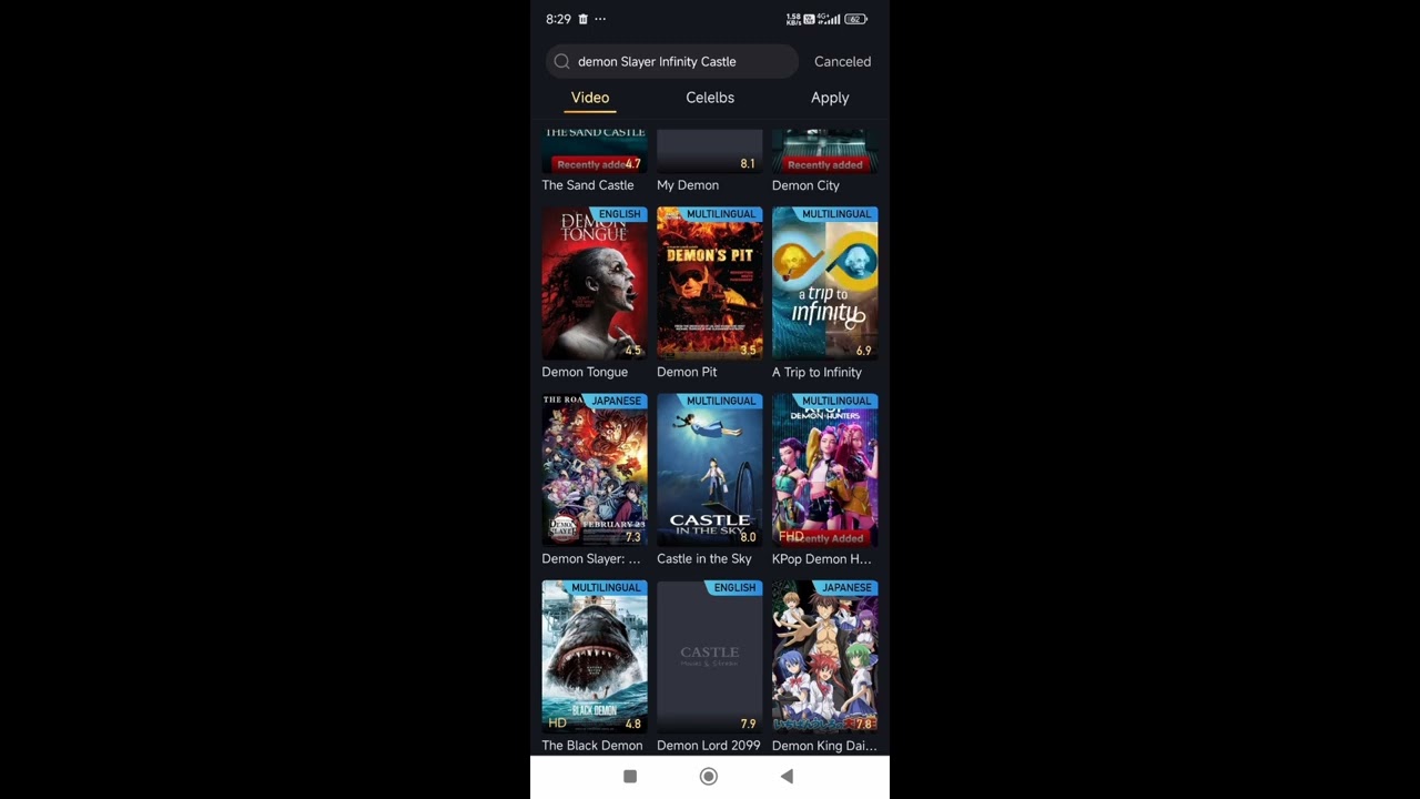 Demon Slayer Infinity Castle mobile per a chuki hai🤯😱