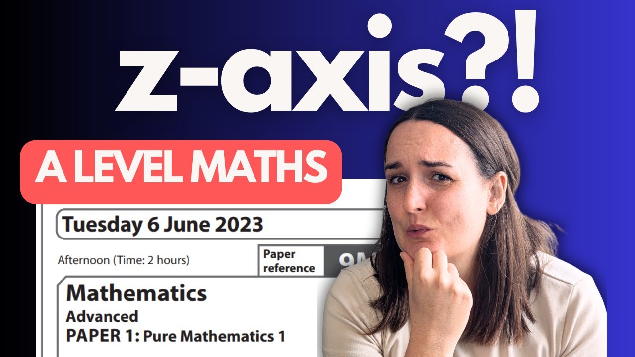 Solving a CONFUSING z-axis Vectors Question (Edexcel 2023 Revision)