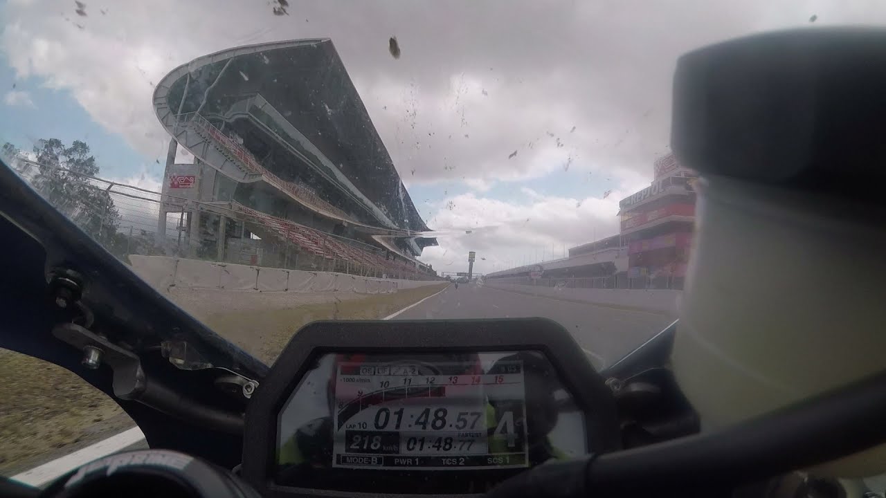 circuit Barcelone R1 frère NAPO best lap 1min48.7
