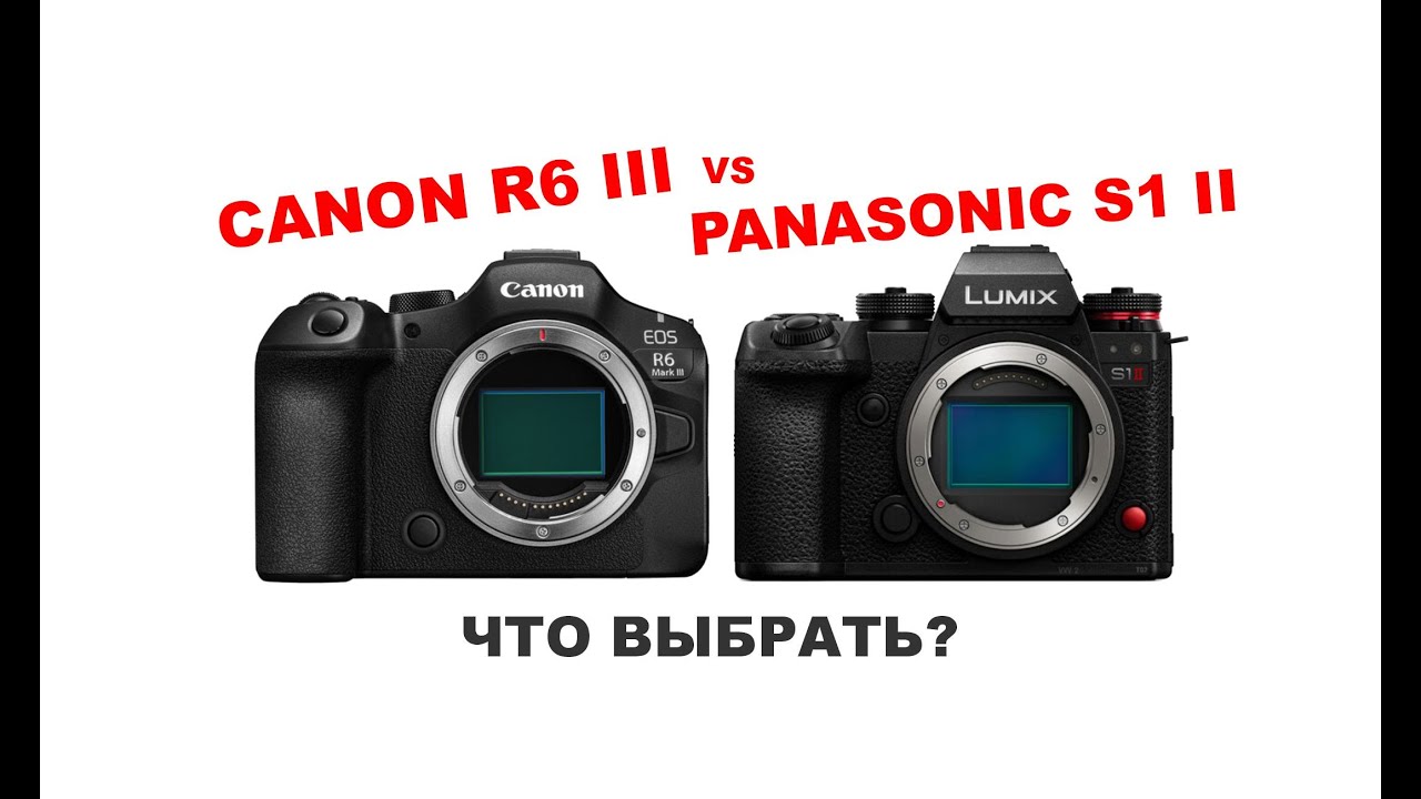 Что выбрать Canon R6 III vs Panasonic S1 II ?