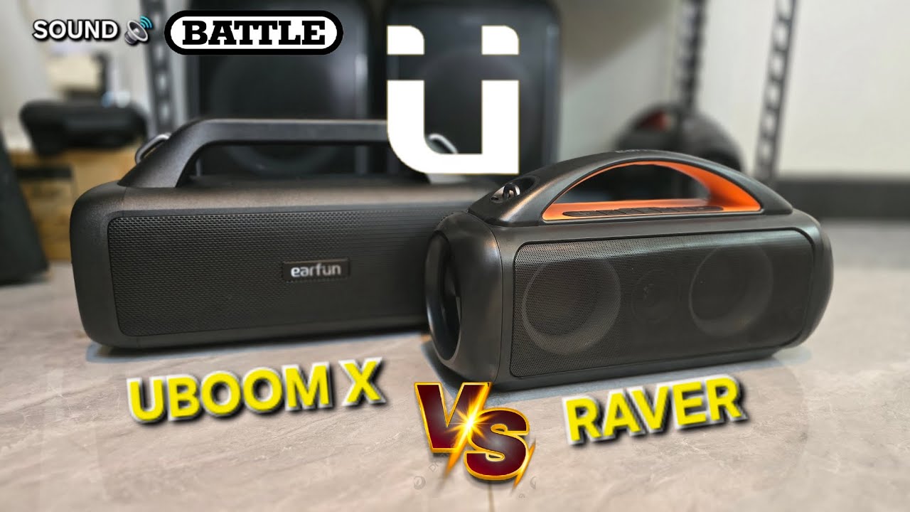 EarFun Uboom X Vs EarFun UBOOM Raver | Duel Speaker Bluetooth 12 Genre Lagu | Sound Battle 🔊