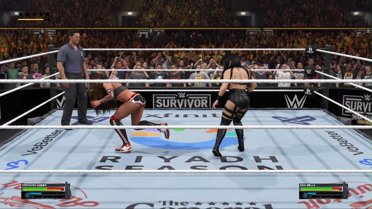 WWE 2K25 - Stephanie Vaquer vs. Nikki Bella — Women's World Title Match — WarGames 2025