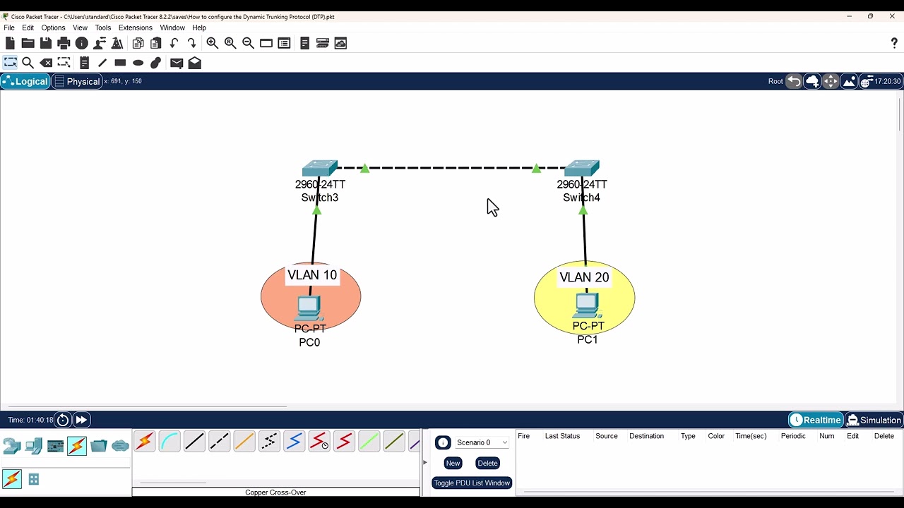 How to configure the Dynamic Trunking Protocol (DTP)
