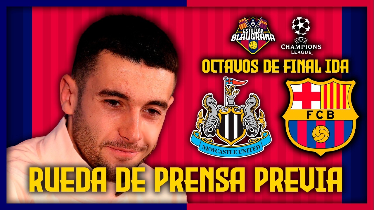 🎙️Rueda de Prensa Previa de Joan García⚽Newcastle vs FC Barcelona #barcelona #uefachampionsleague