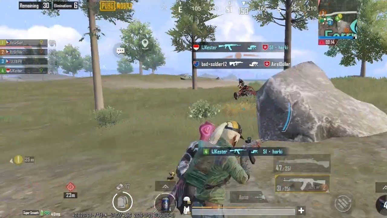 S28 | #8/25 | Erangel – Primewood Genesis | Classic Ranked – Squad TPP | PUBGM 4.2
