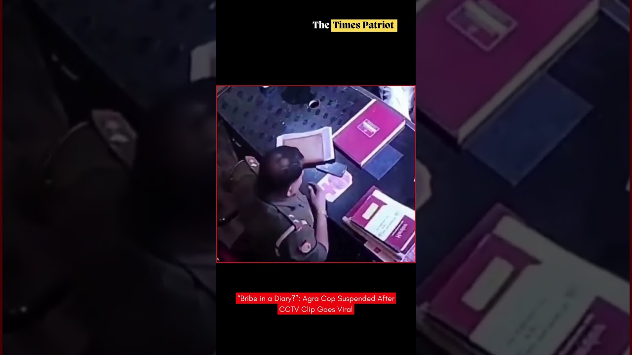 &ldquo;Bribe in a Diary?&rdquo;: Agra Cop Suspended After CCTV Clip Goes Viral