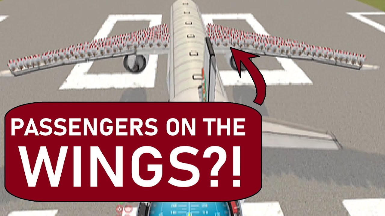 Flying passengers 