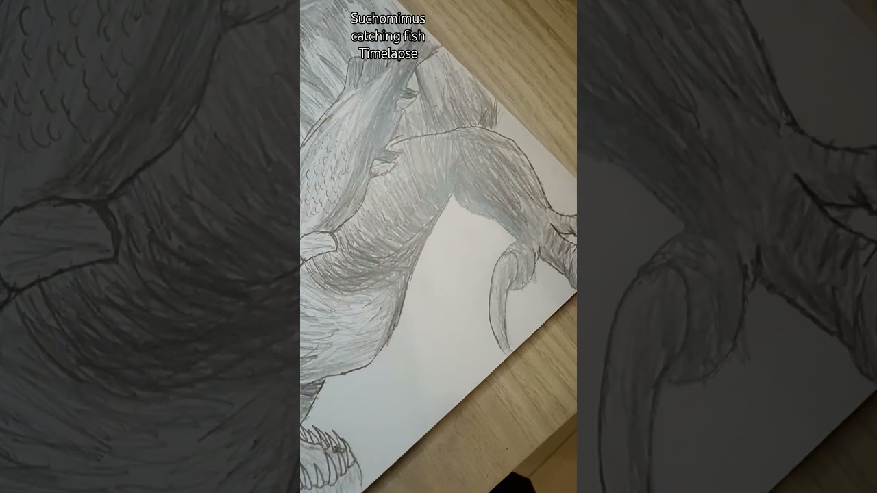 Suchomimus catching fish Timelapse