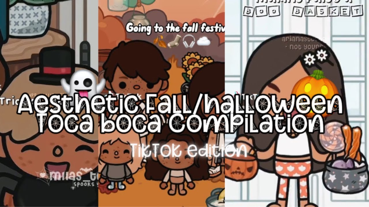 Aesthetic Toca Fall/Halloween Tiktok Compilation|👻|Brooklynroblox🎃